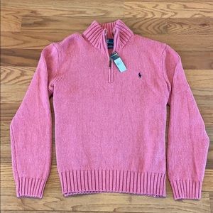 NWT Ralph Lauren Quarter Zip Pullover Sweater - XL